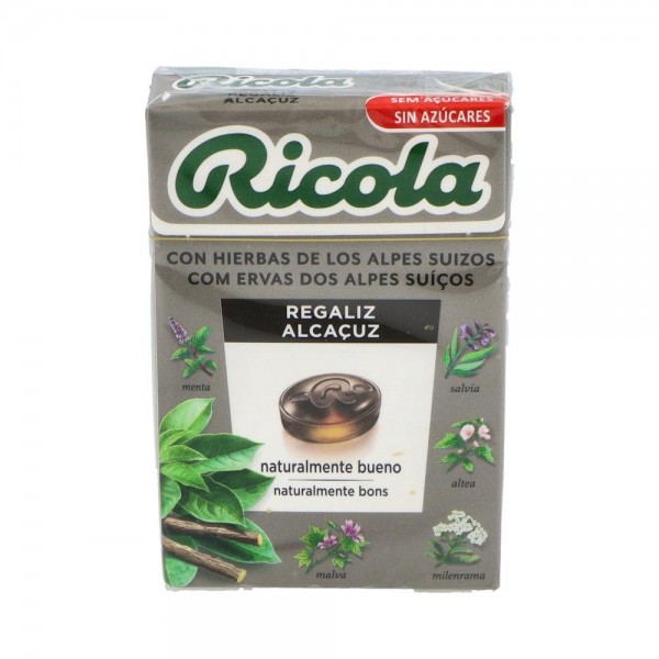 Ricola Caram S/A Regaliz 50 G