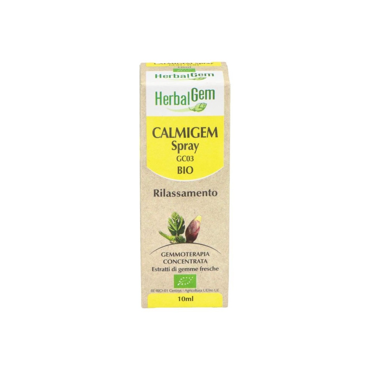 PRANAROM HERBALGEM CALMIGEM BIO SPRAY 10 ML
