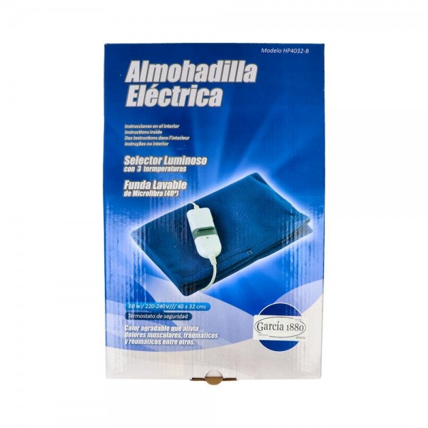 ALMOHADILLA ELEC GARCIA 40X32 CM 3 NIVEL TEMP 3028