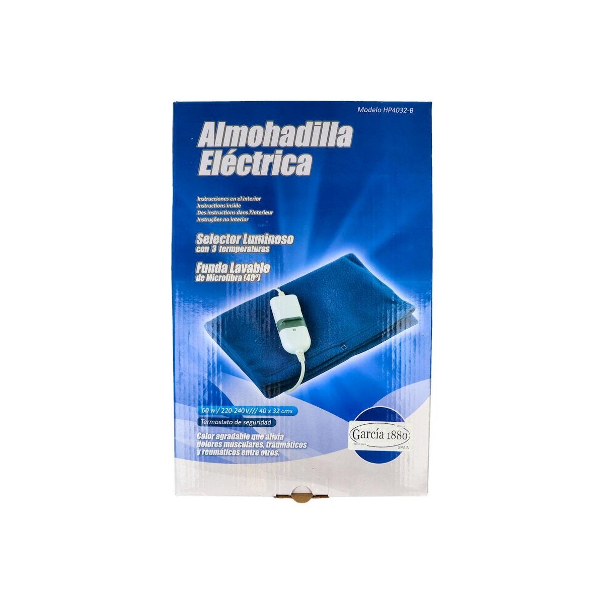 ALMOHADILLA ELEC GARCIA 40X32 CM 3 NIVEL TEMP 3028