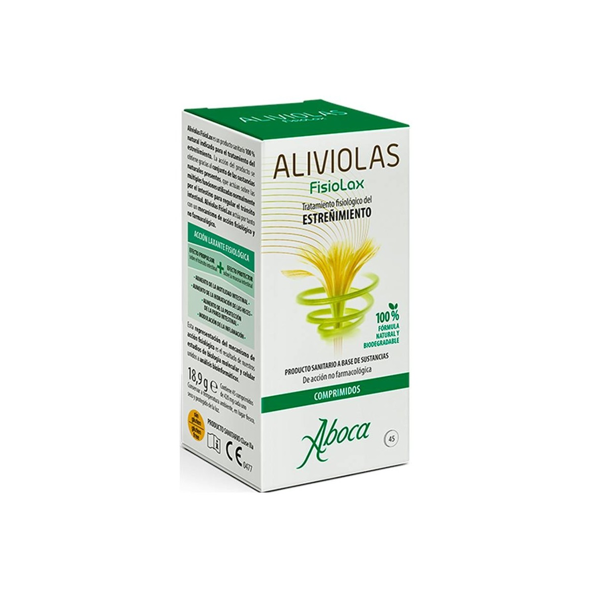 ALIVIOLAS FISIOLAX FRASCO 45 COMPRIMIDOS