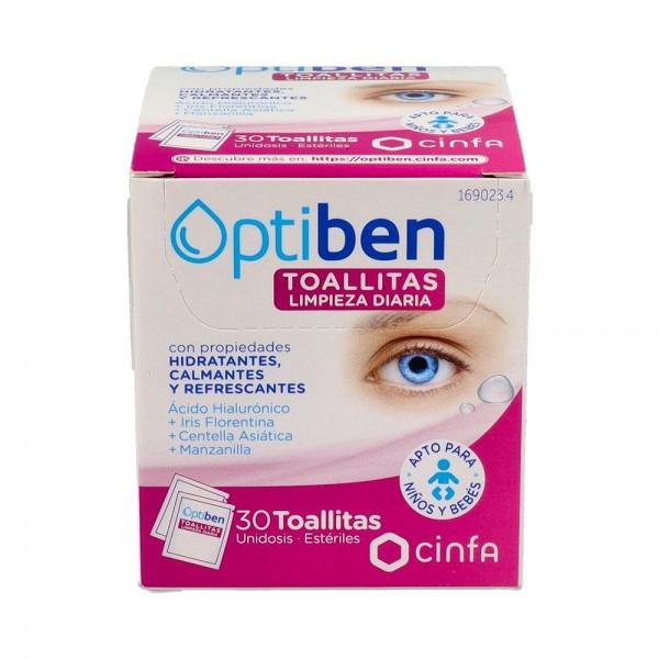 Optiben 30 Toallitas Unidosis