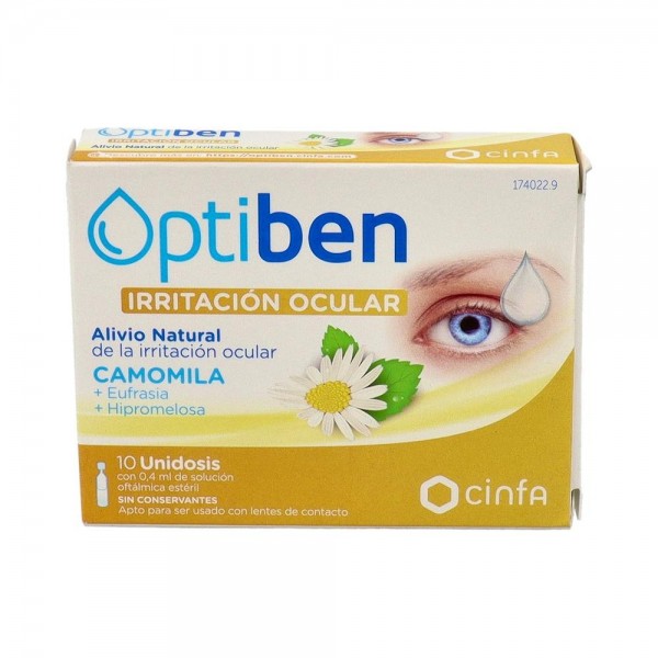Optiben Ojos Irrit Unid 10Amp