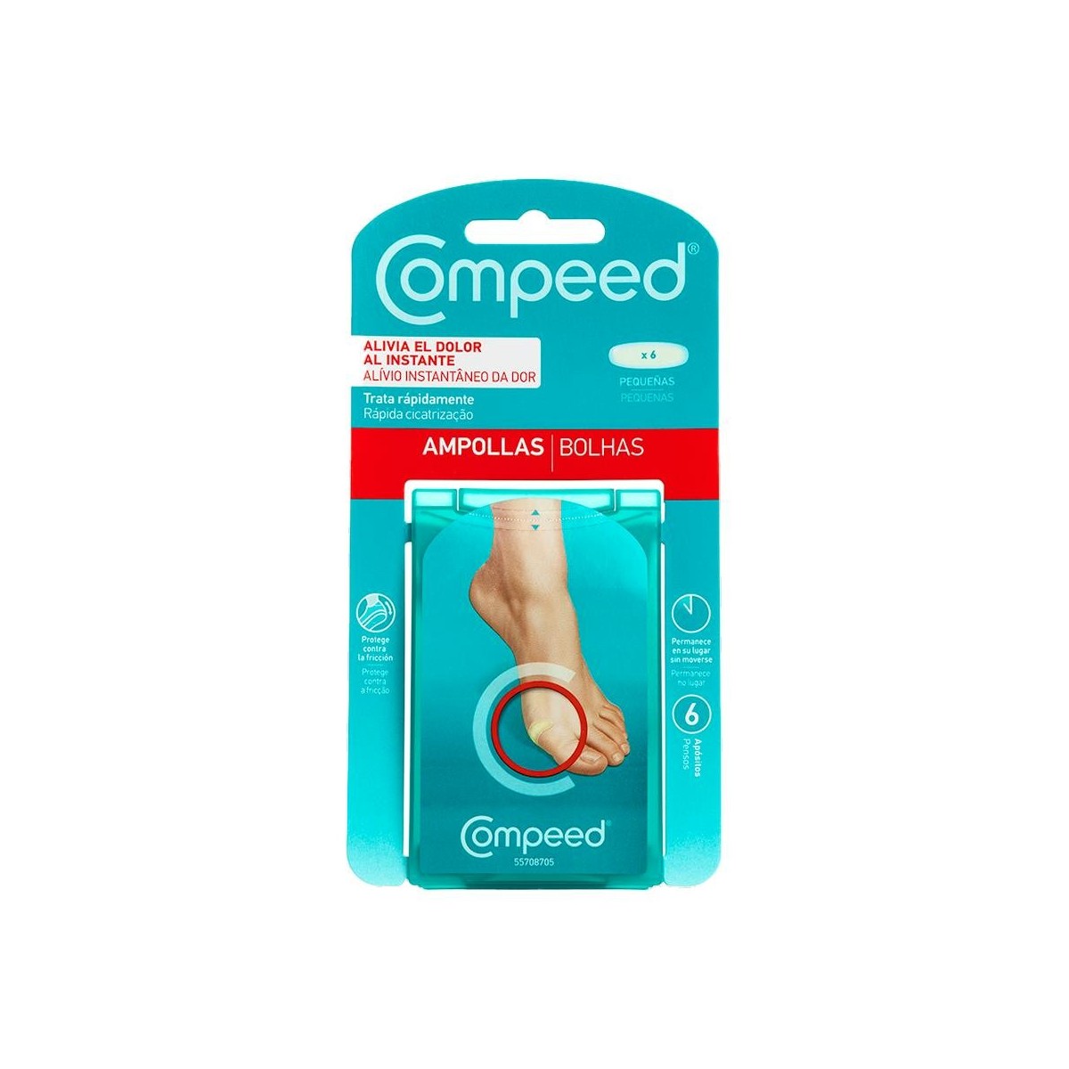 COMPEED AMPOLLAS-HERID APOS PEQ 6 UN