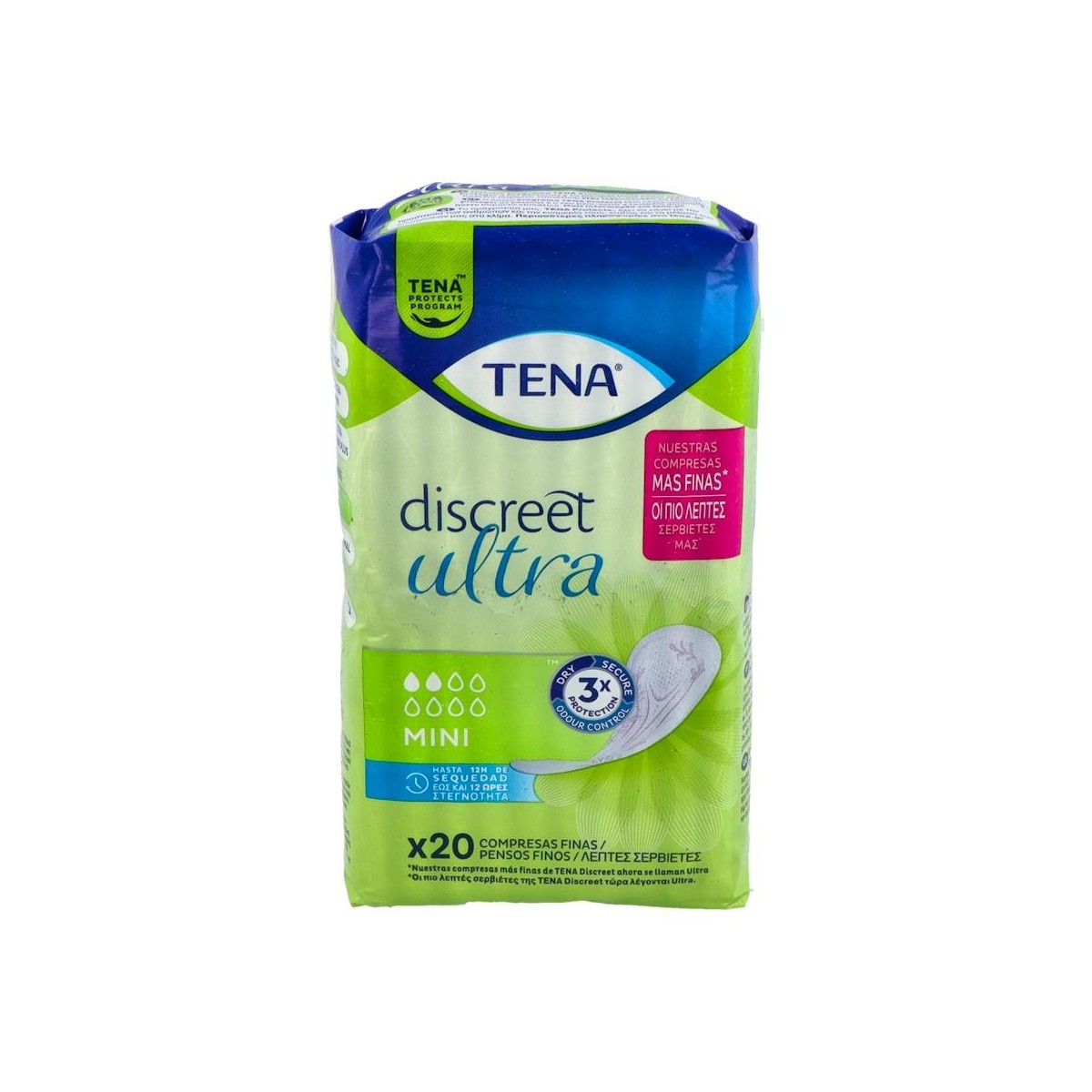 Tena Lady Discreet Inc-Liger Mini 20 Unid