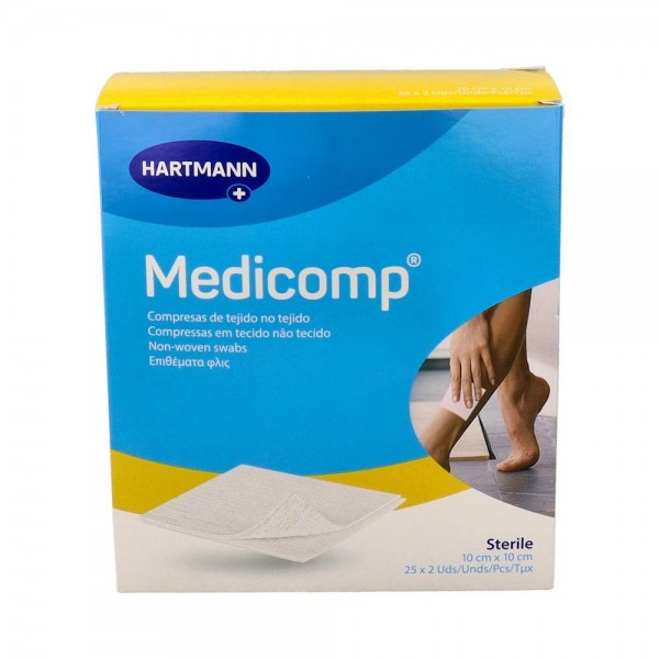 GASA MEDICOMP-NWE 10X10CM(S-2U) 25U