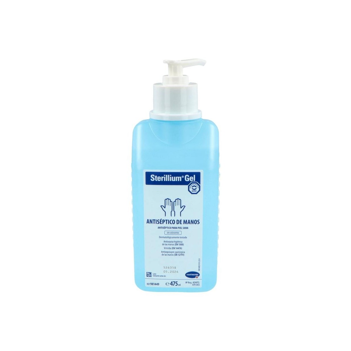 Sterillium Gel Con Dosificador 475 Ml
