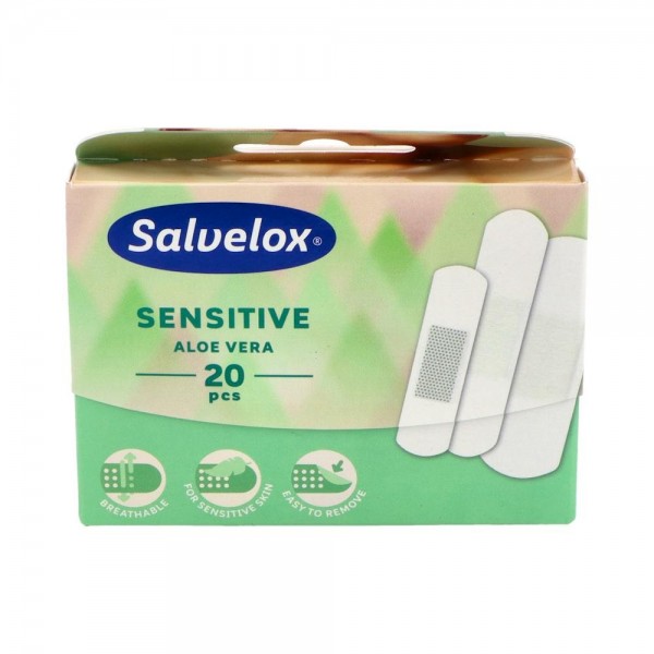 Tiritas Salvelox Sensi 634256 Aloe Vera 20 U Surt