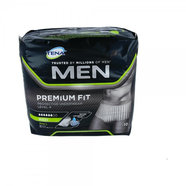 Pañal Tena Men Protect Under (Calzoncillo) T/L Level 4 10...
