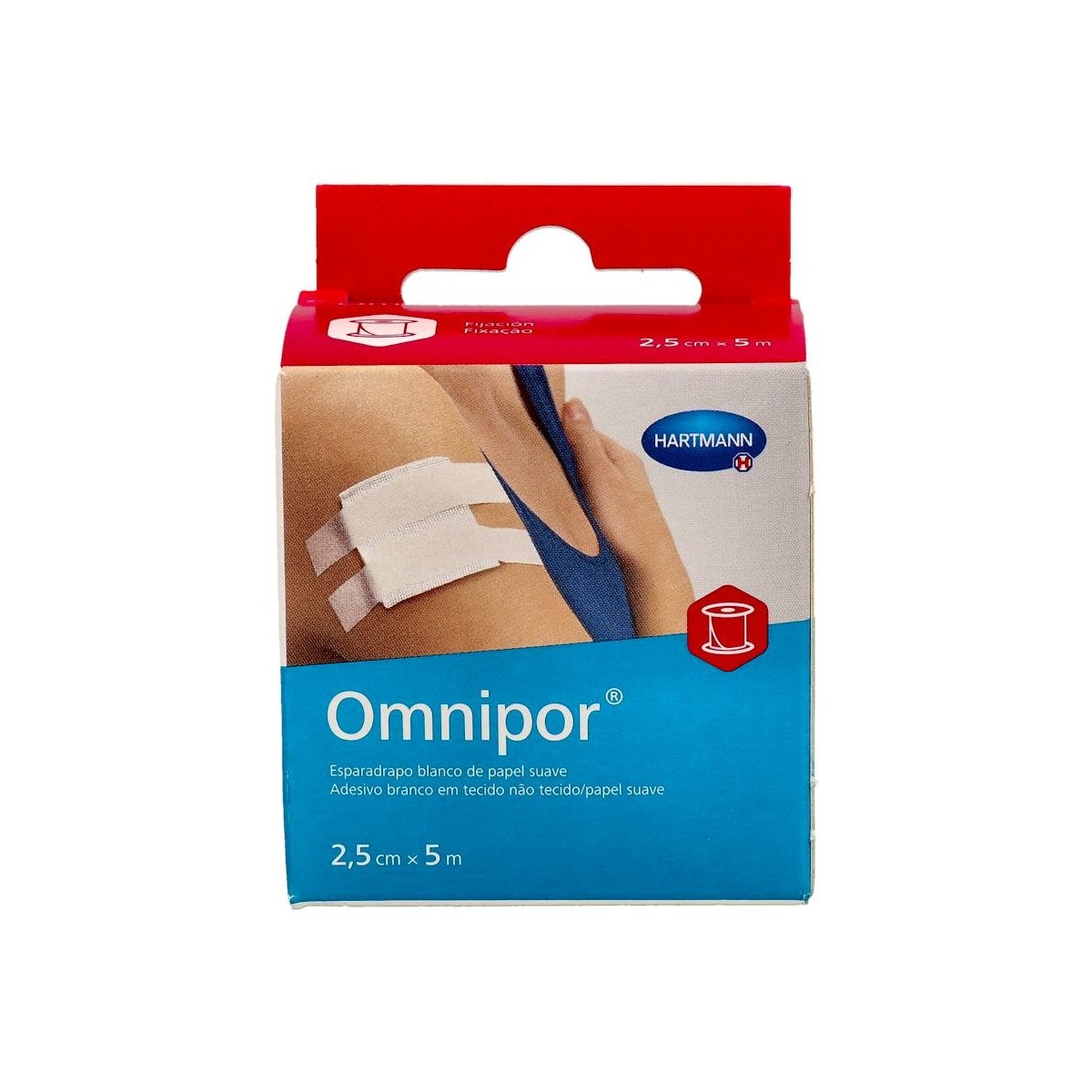 ESPARADRAPO OMNIPOR 5MX2.5CM