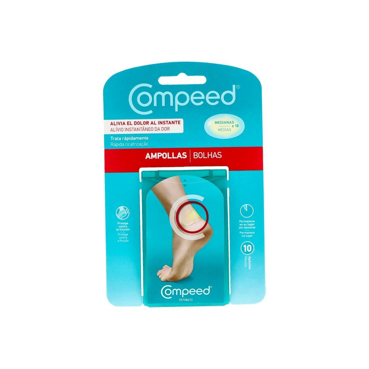 COMPEED AMPOLLAS MED 10 UN