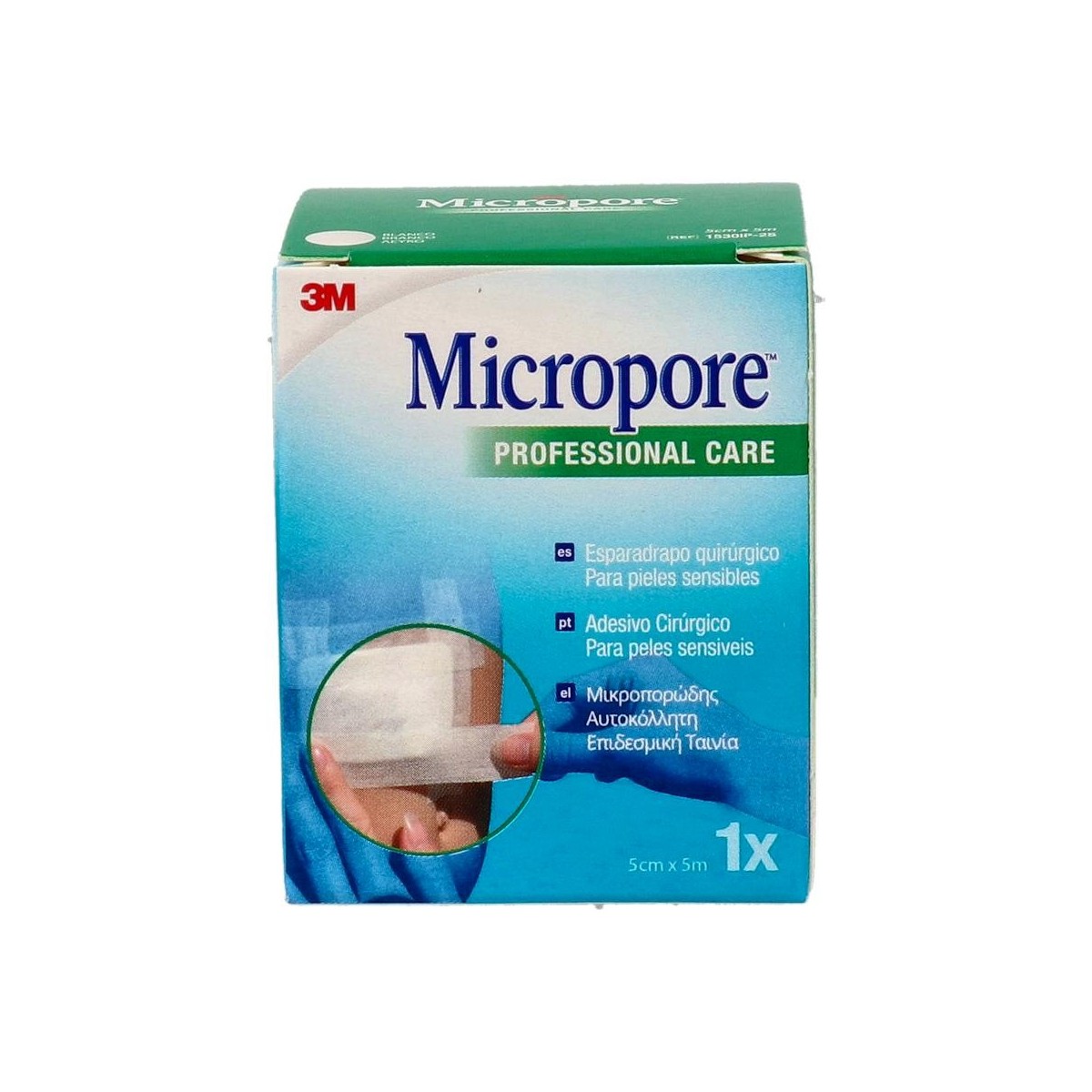ESPARADRAPO MICROPORE BLAN 5X 5