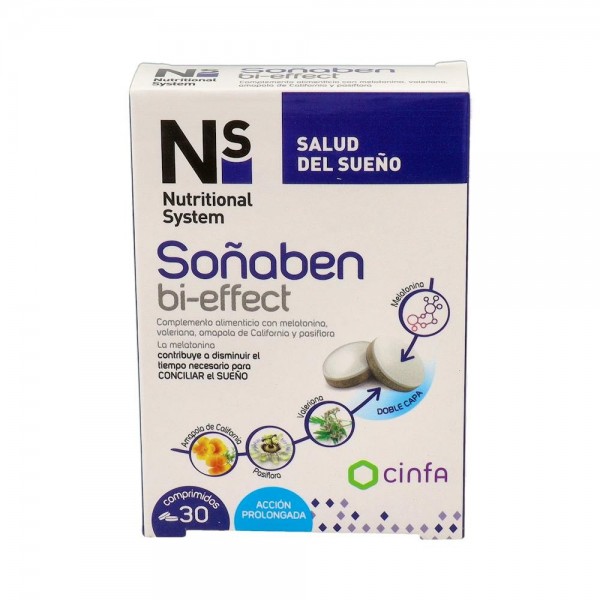 Ns Soaben Bi-Effect Melatonina 1,85 Mg 30 Comp
