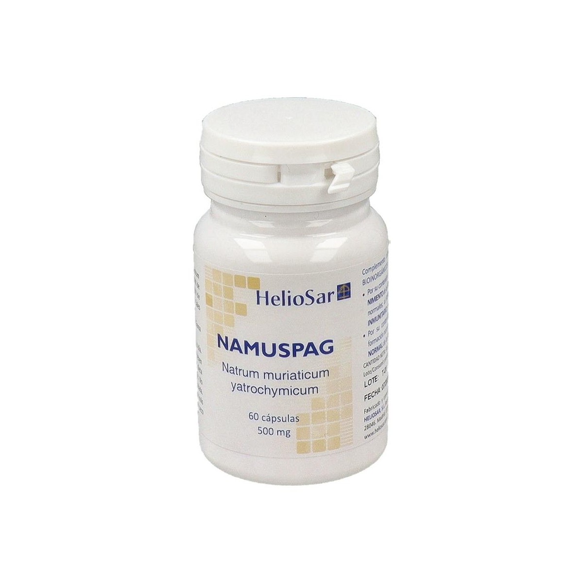 HELIOSAR NAMUSPAG 500 MG 60 CAPS