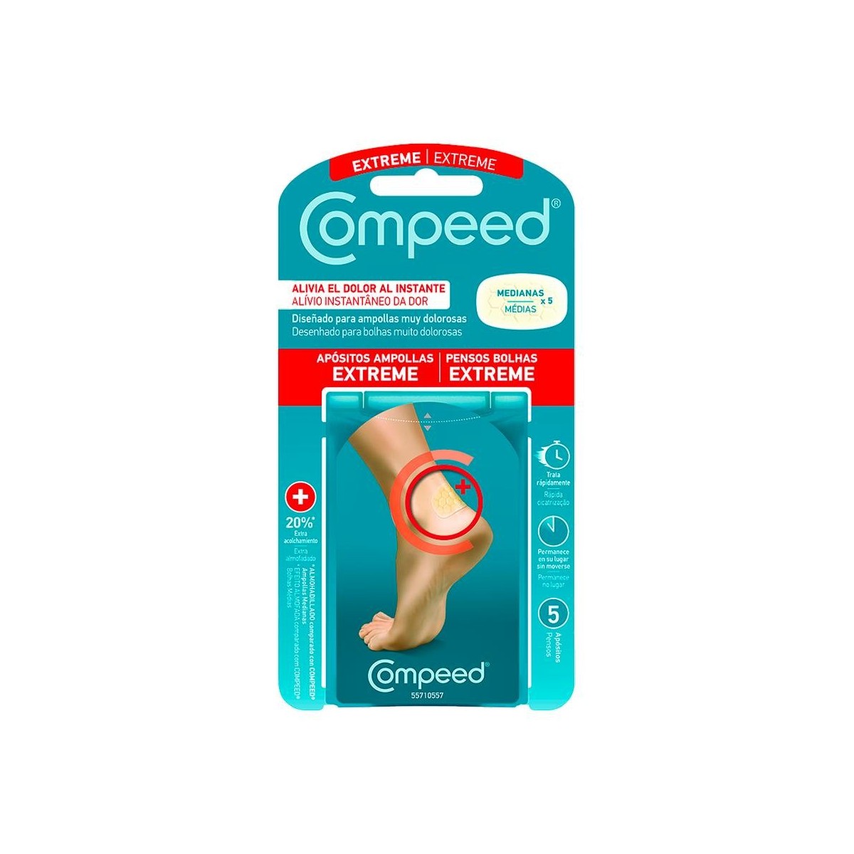 COMPEED AMPOLLAS EXTREME MED 5 UN