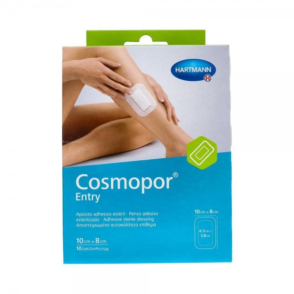 COSMOPOR ENTRY 10X8 CM 10 U APOSITO EST