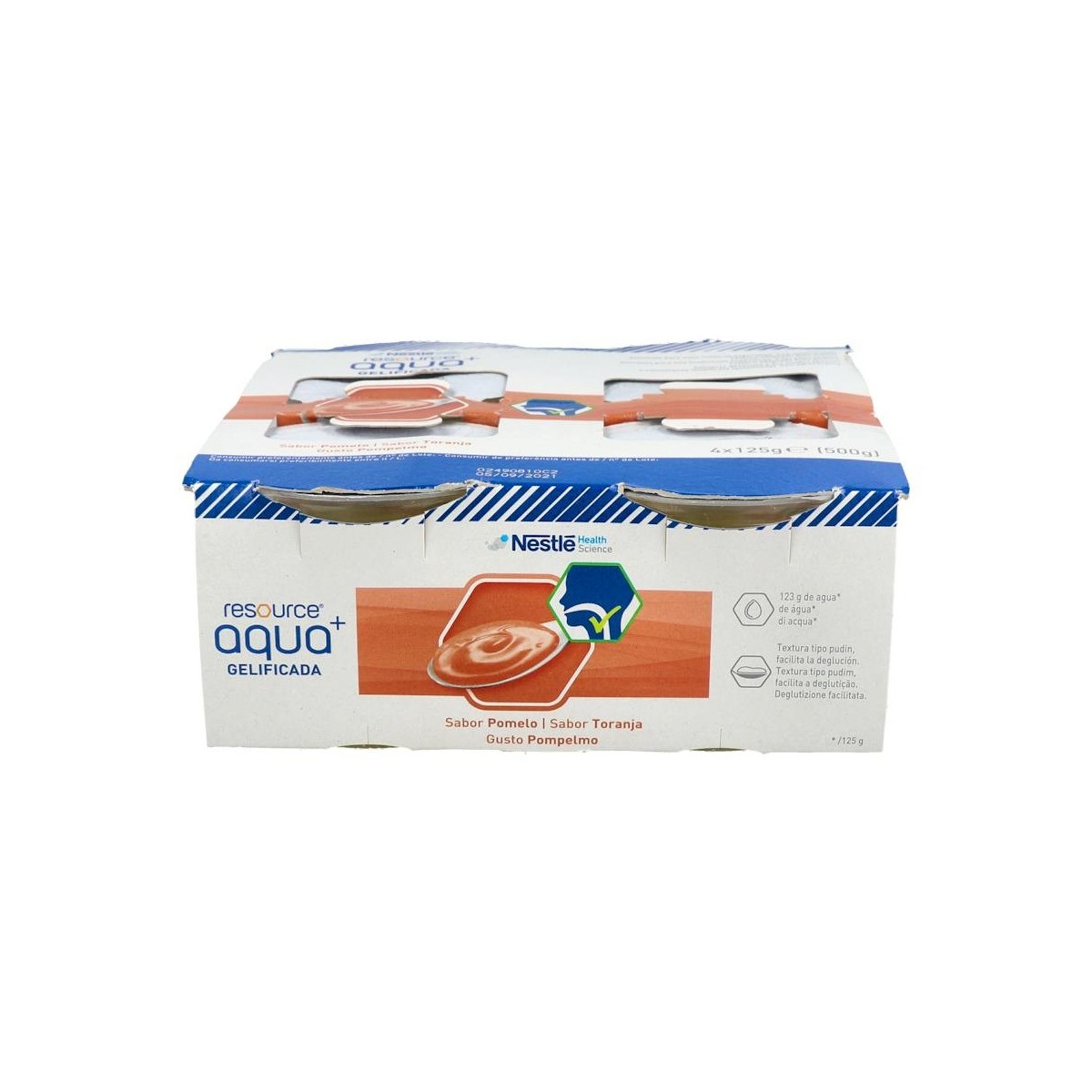 Resource Agua Gel Pomelo 4X125 G