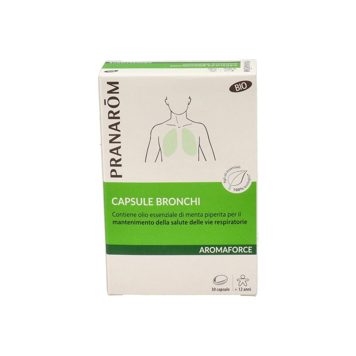 Pranarom Aromaforce Bronquios Eubiarom Bio 30 Caps