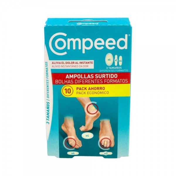 COMPEED AMPOLLAS MIXTO 10 UNIDADES PACK