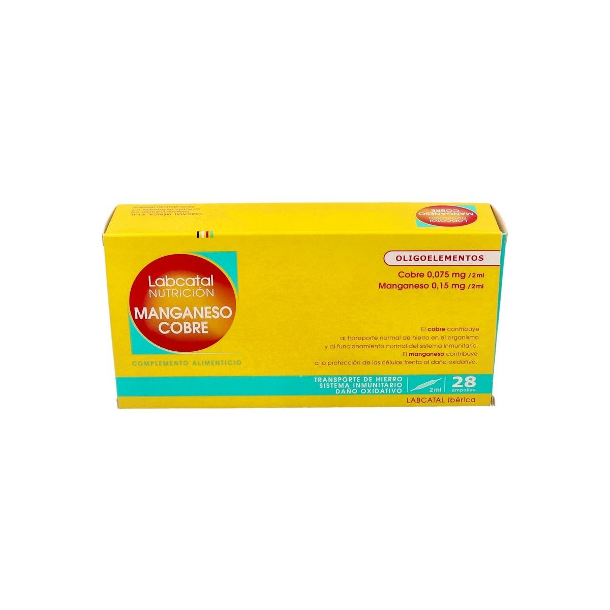 LAB. 12 (MANGANESO-COBRE) 28 AMP.